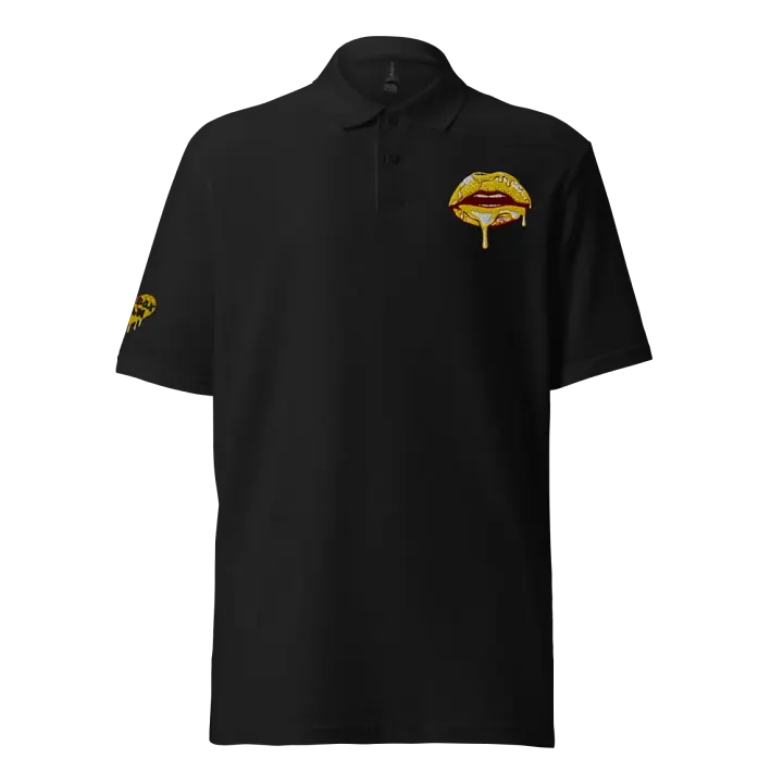 UNISEX HOT BOX FAM JFLOW LIP DRIP EMOTE POLO product image (1)