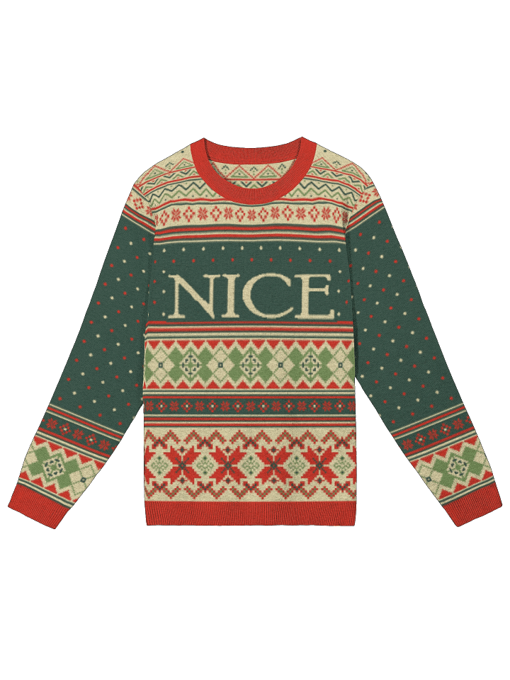 NICE Ugly Holiday Knitted Crewneck Sweater product image (1)