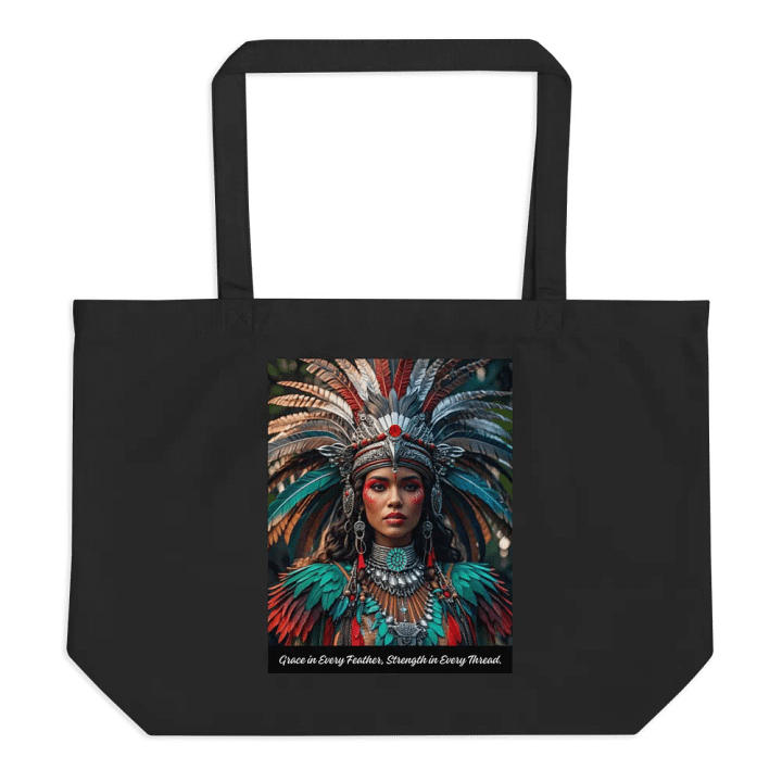 Grace in Every Feather Indian Princess - Organic Cotton Tote product image (1)