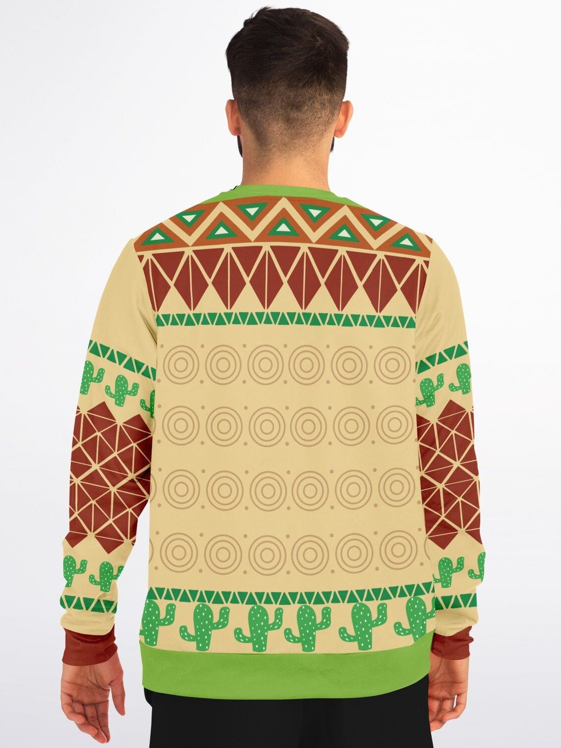 "Go Sit on a Cactus" Ugly Christmas Sweater | Funny Holiday Sweatshirt | Plant Lover Winter Outfit | Christmas Party Outfit product image (4)