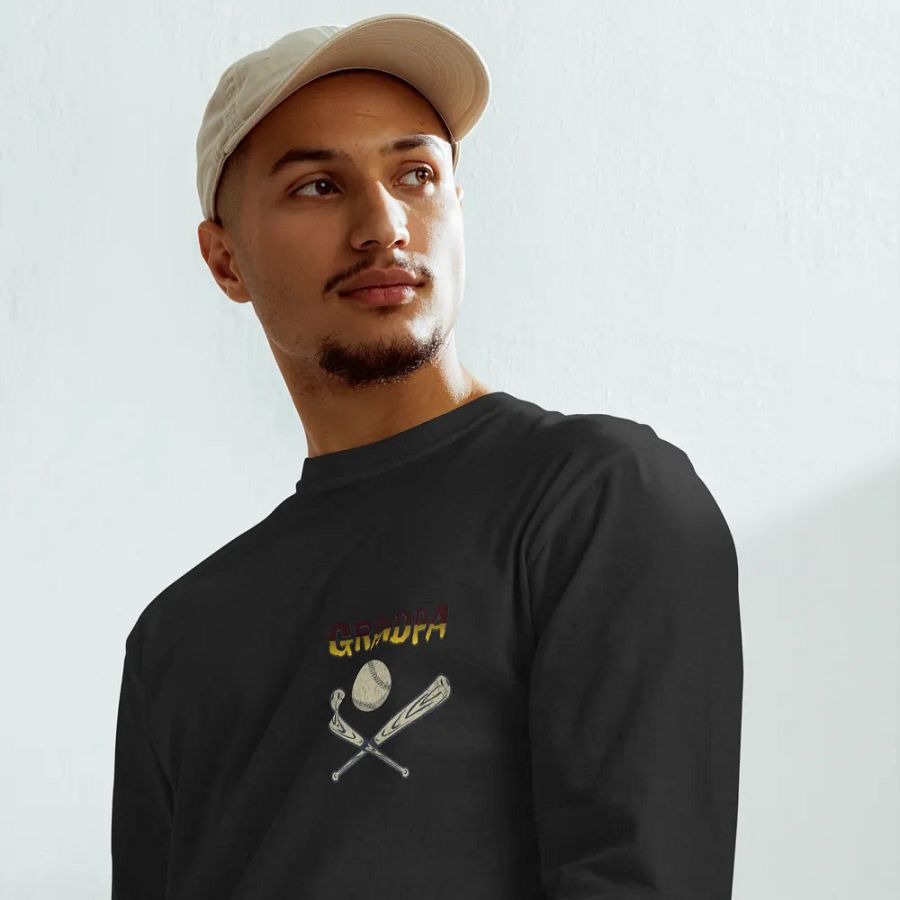 Grandpa's Baseball Legacy Long Sleeve Shirt product image (5)