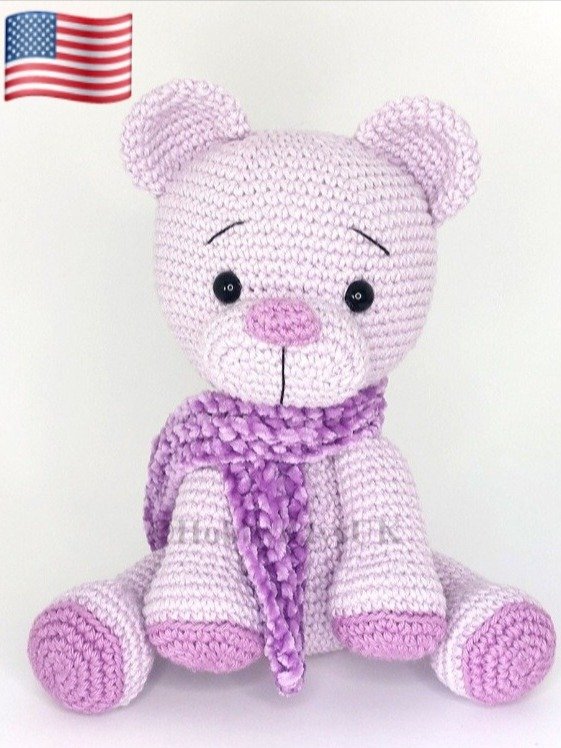 USA Pattern - Amigurumi Crochet Bear product image (1)