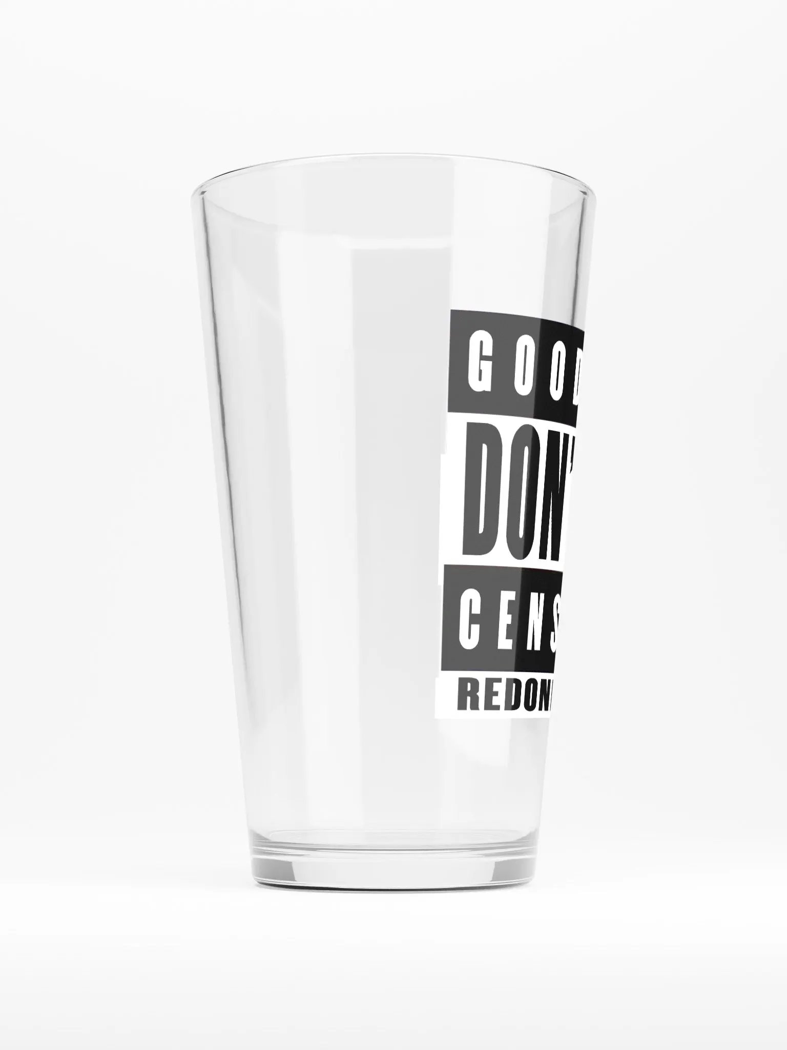 Good Ideas Don't Need Censorship - Pint Glass product image (2)