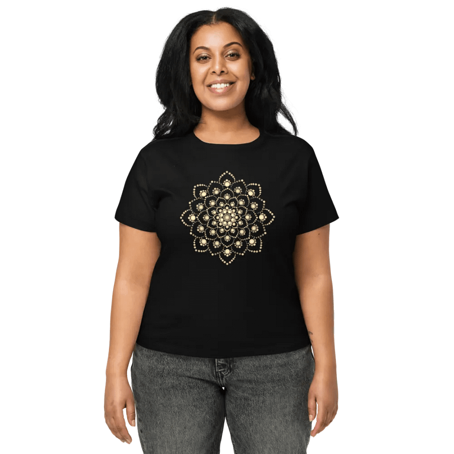 Golden-Brown Mandala T-Shirt product image (1)