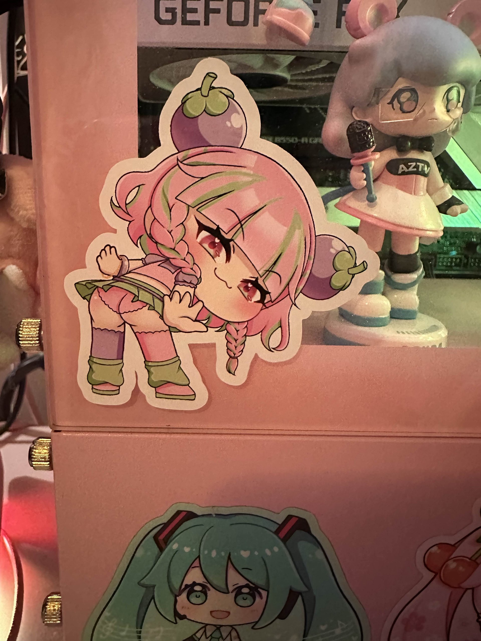 Mangosteen Bootie Sticker (3x3
