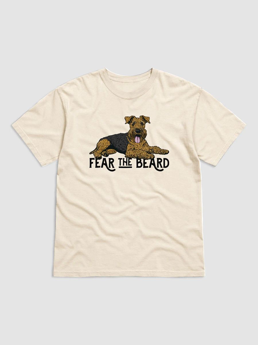 Fear the Beard T-Shirt of an Airedale Terrier | Funny T-Shirt for Airedale Terrier Paw-rents product image (19)