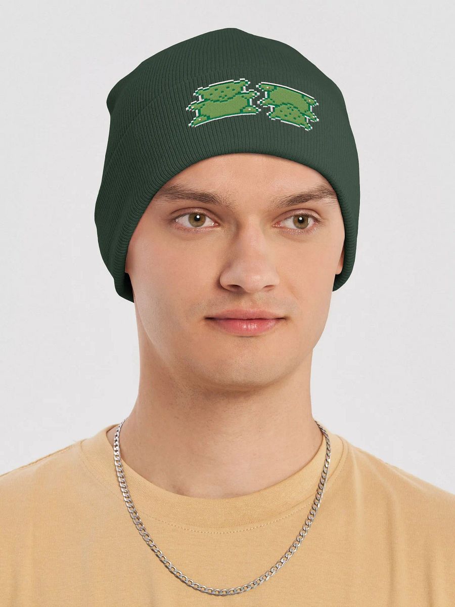 Pixel Alien embroidered beanie product image (11)