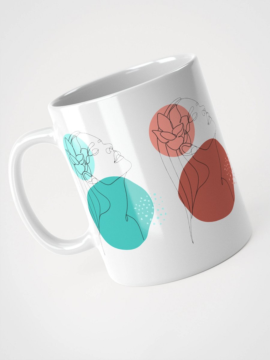 Mug Blanc Equilibre Femme Vibrant - Intensité en Liberté - Idée Cadeau Raffiné product image (3)