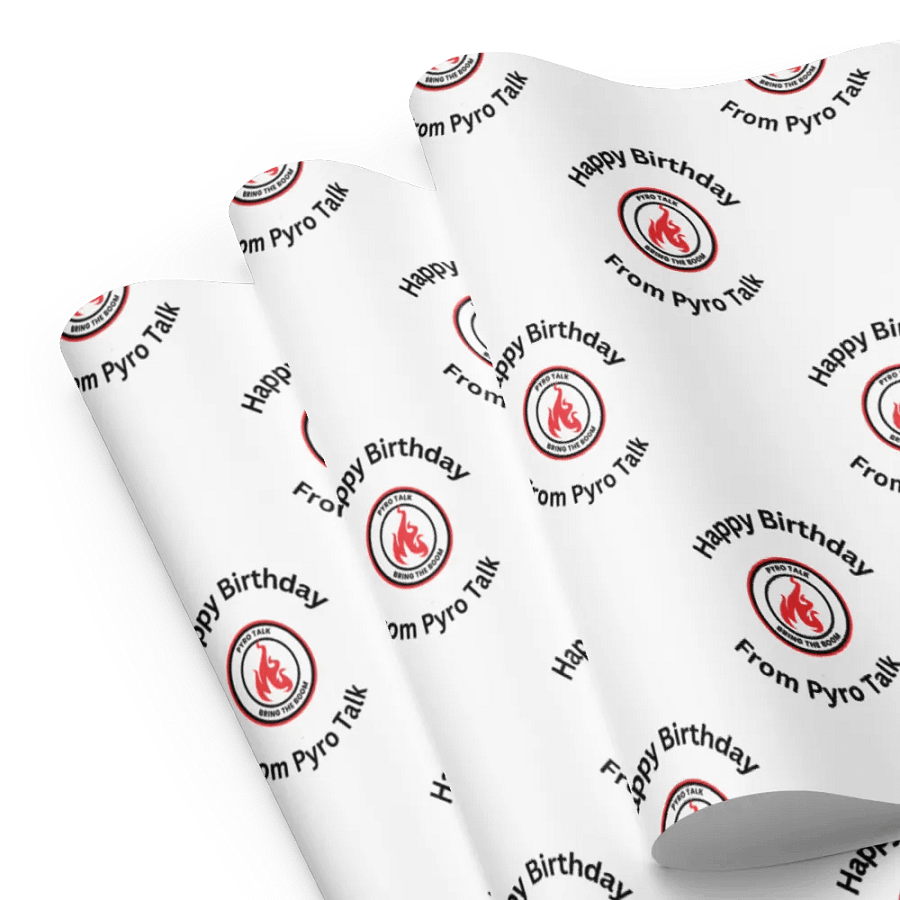 Happy Birthday from Pyro Talk Paper product image (8)