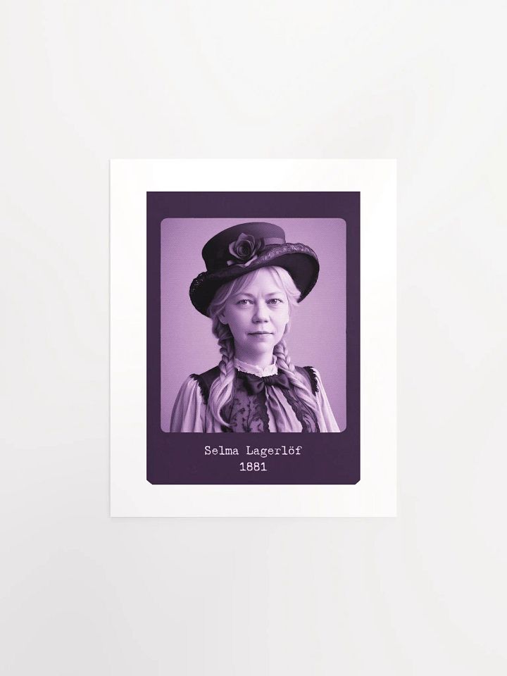 Selma Lagerlöf 1881 - Print product image (1)