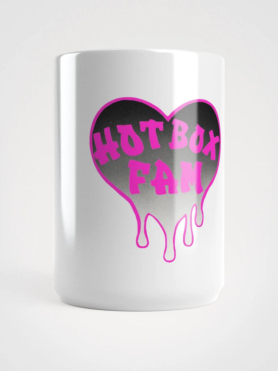 HOT BOX FAM PINK & BLACK OMBRE LOGO COFFEE MUG product image (5)