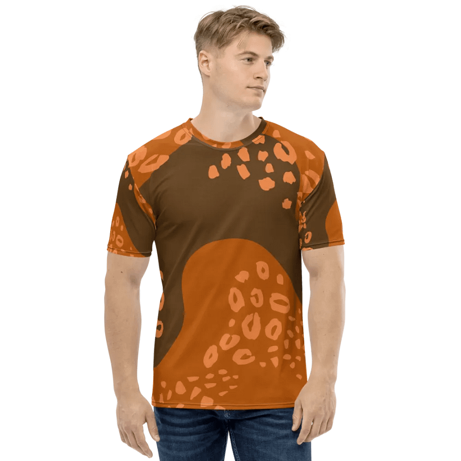 Wild Orange Leopard All-Over Tee product image (2)