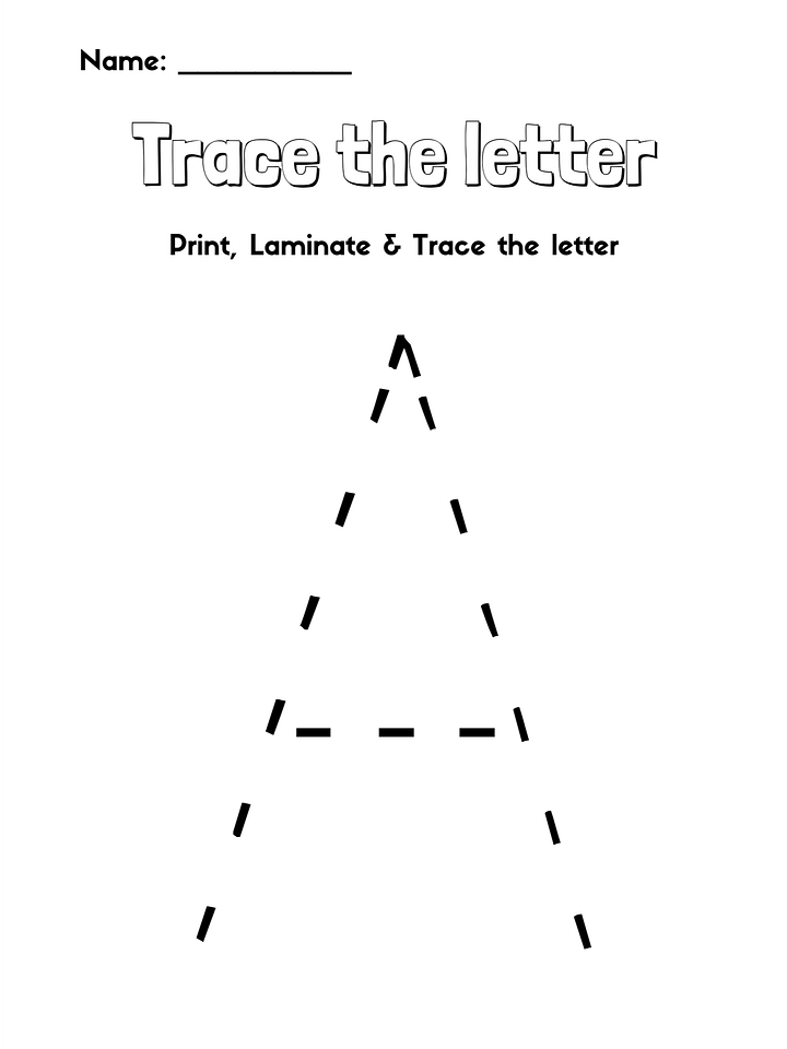 ABC Tracing Worksheet product image (1)