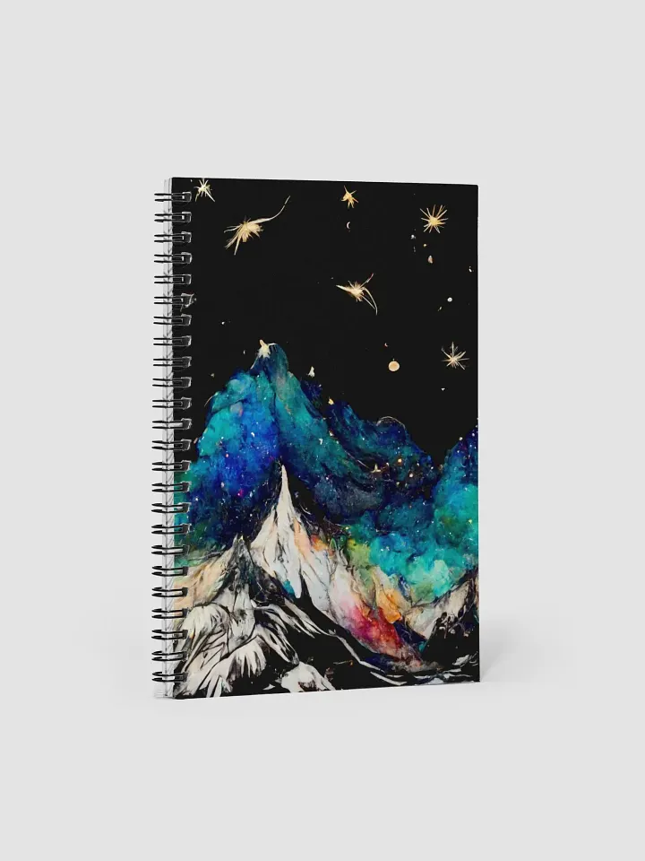 Starry Mountain Dreams Spiral Notebook product image (1)
