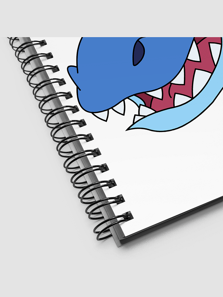 Angry Blue Dragon Spiral Notebook product image (2)