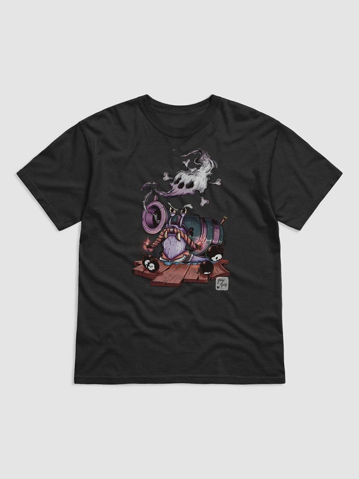 Pirate Snail Cannon T-Shirt - Whimsical Fantasy Art product image (1)