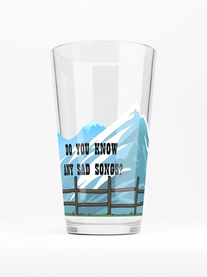 Sad Songs Beer Glass product image (1)