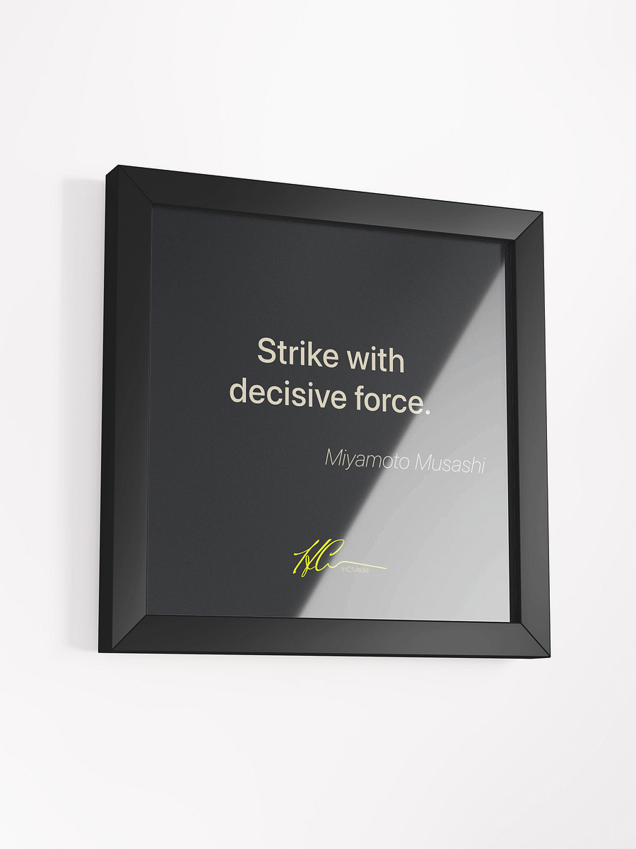 Miyamoto Musashi Q2 - Framed Poster product image (3)