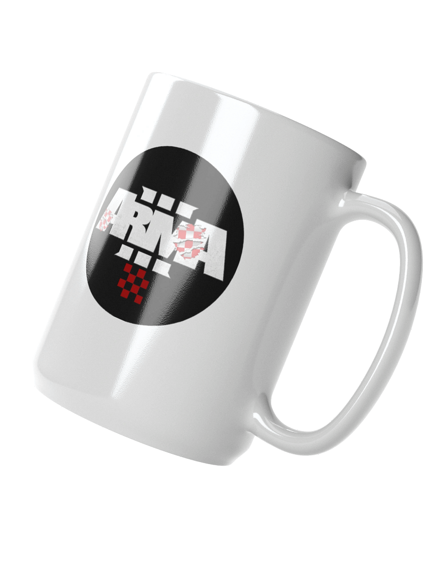 Arma Emblem White Glossy Mug product image (2)