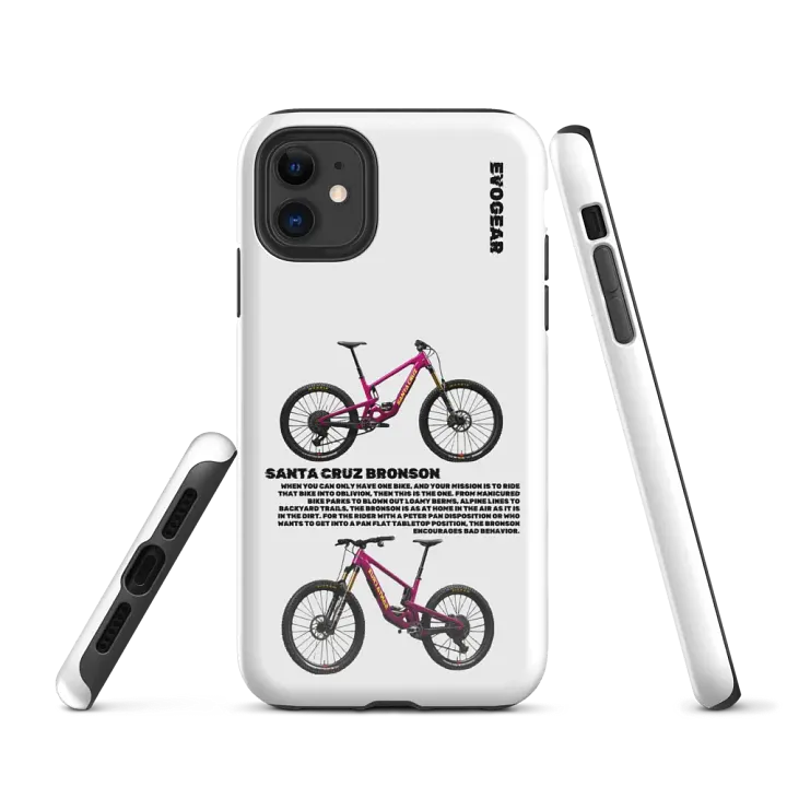 White Bronson iPhone Case product image (1)