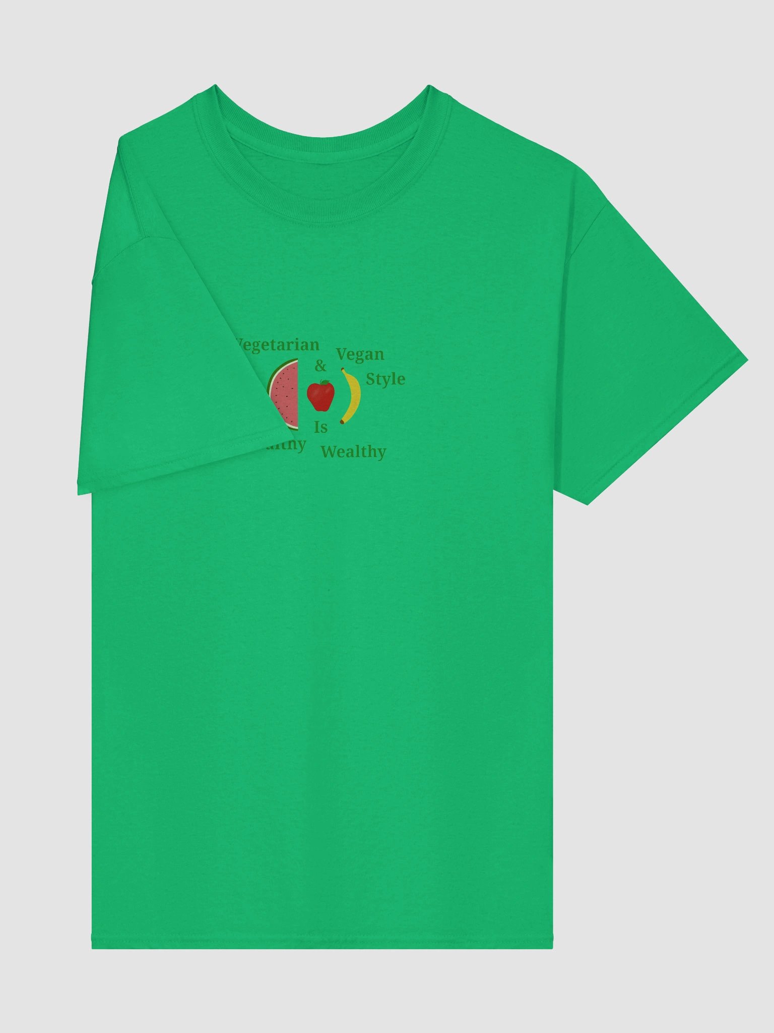 Green & Fresh Vegan Vibes T-Shirt product image (4)