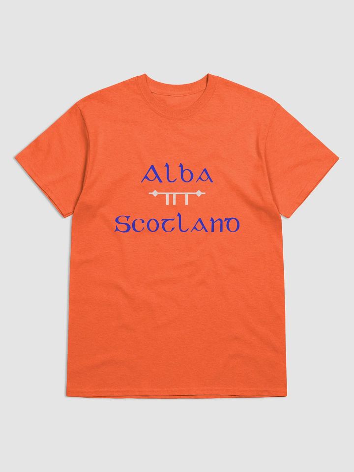 Scotland/Alba Scholastic style Ogham printed T-shirt product image (1)