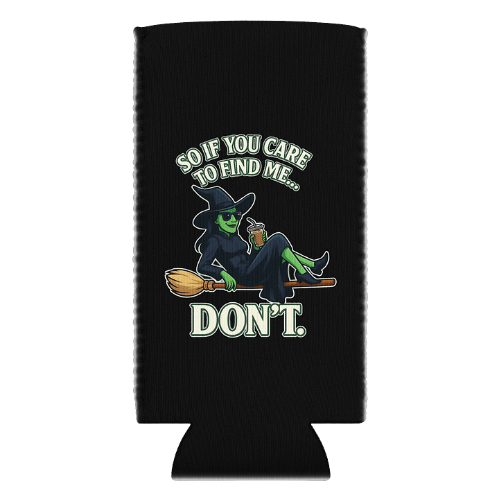 Green Witch Can Cooler – Wicked Musical Quote – Broadway Caffeine Vibes – Gift for Broadway Fans product image (2)