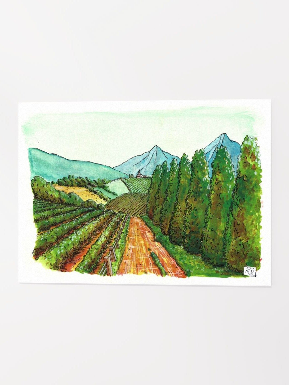 "The Land of Wine and Water" | Printed Artwork product image (1)