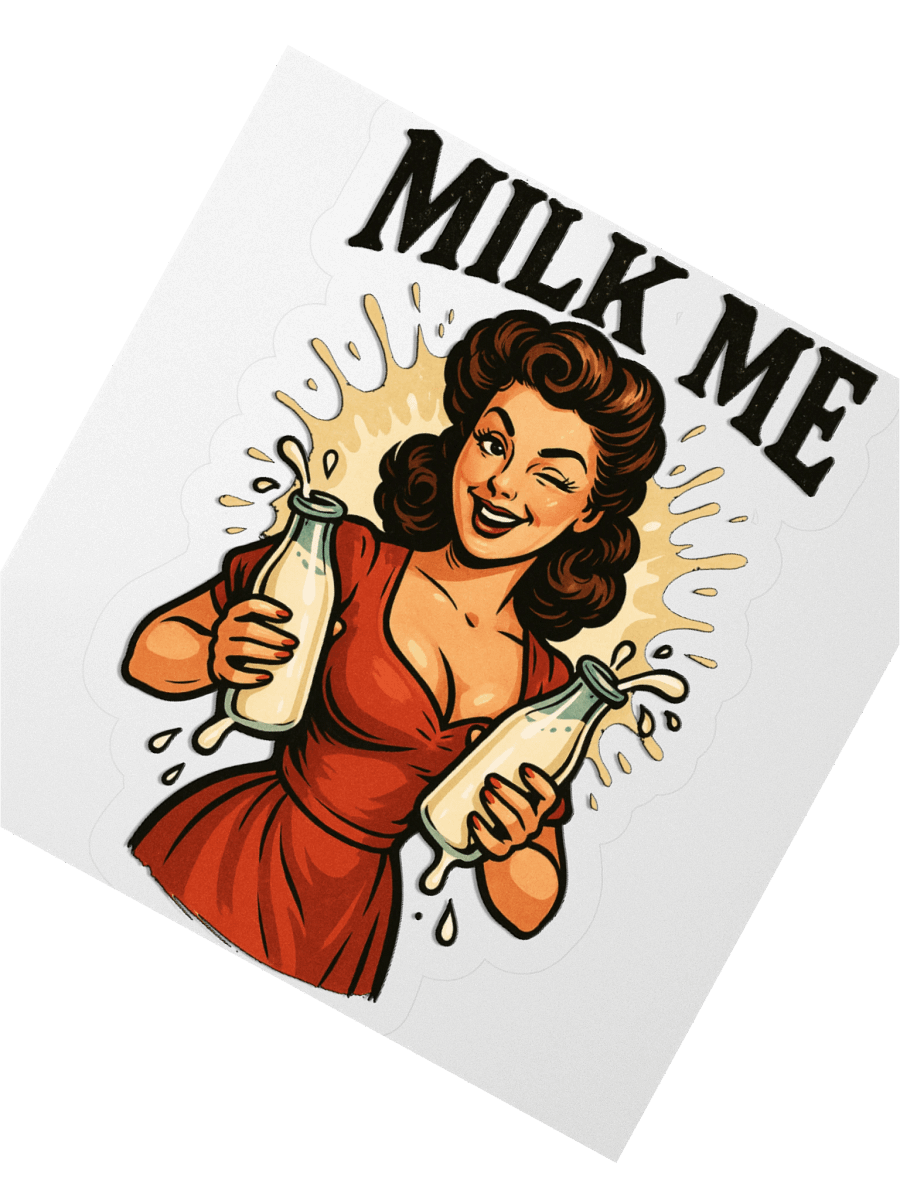 Vintage Milk Maiden Stickers product image (2)