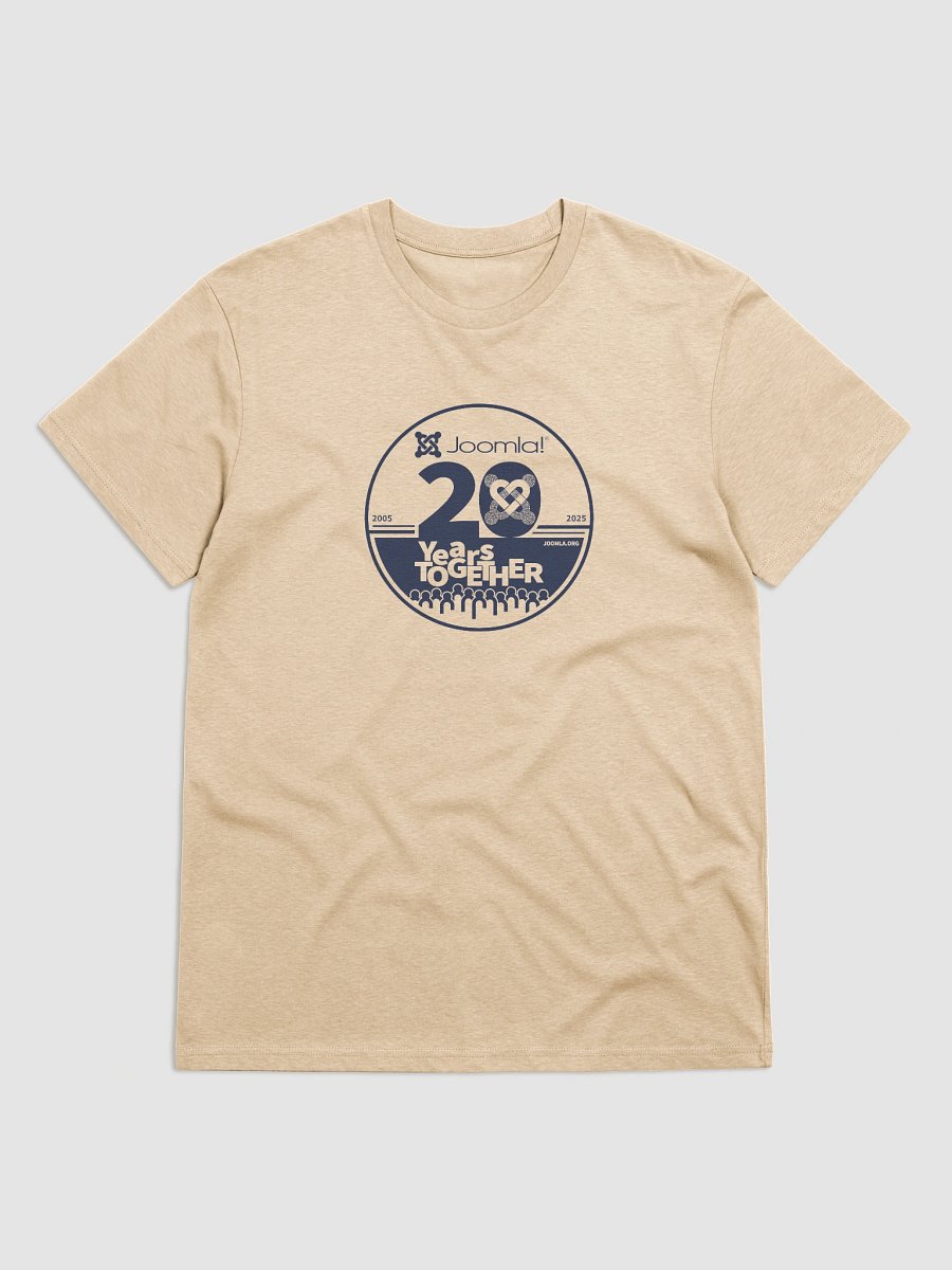 Joomla 20th Anniversary Edition<br /> — Unisex Organic Cotton / Navy — product image (5)