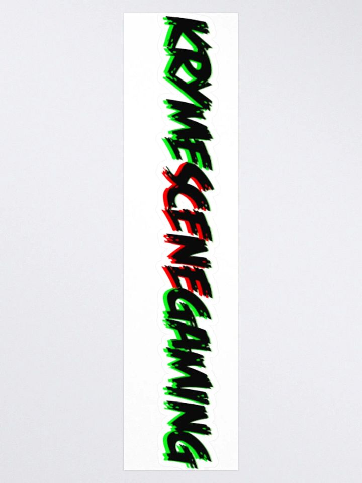 KrymeSceneGaming Vinyl Sticker 💚🕵️‍♂️ product image (2)