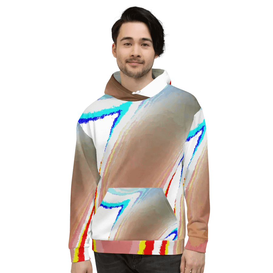 Cool Abstract Swirl Unisex Pull Over Hoodie product image (4)