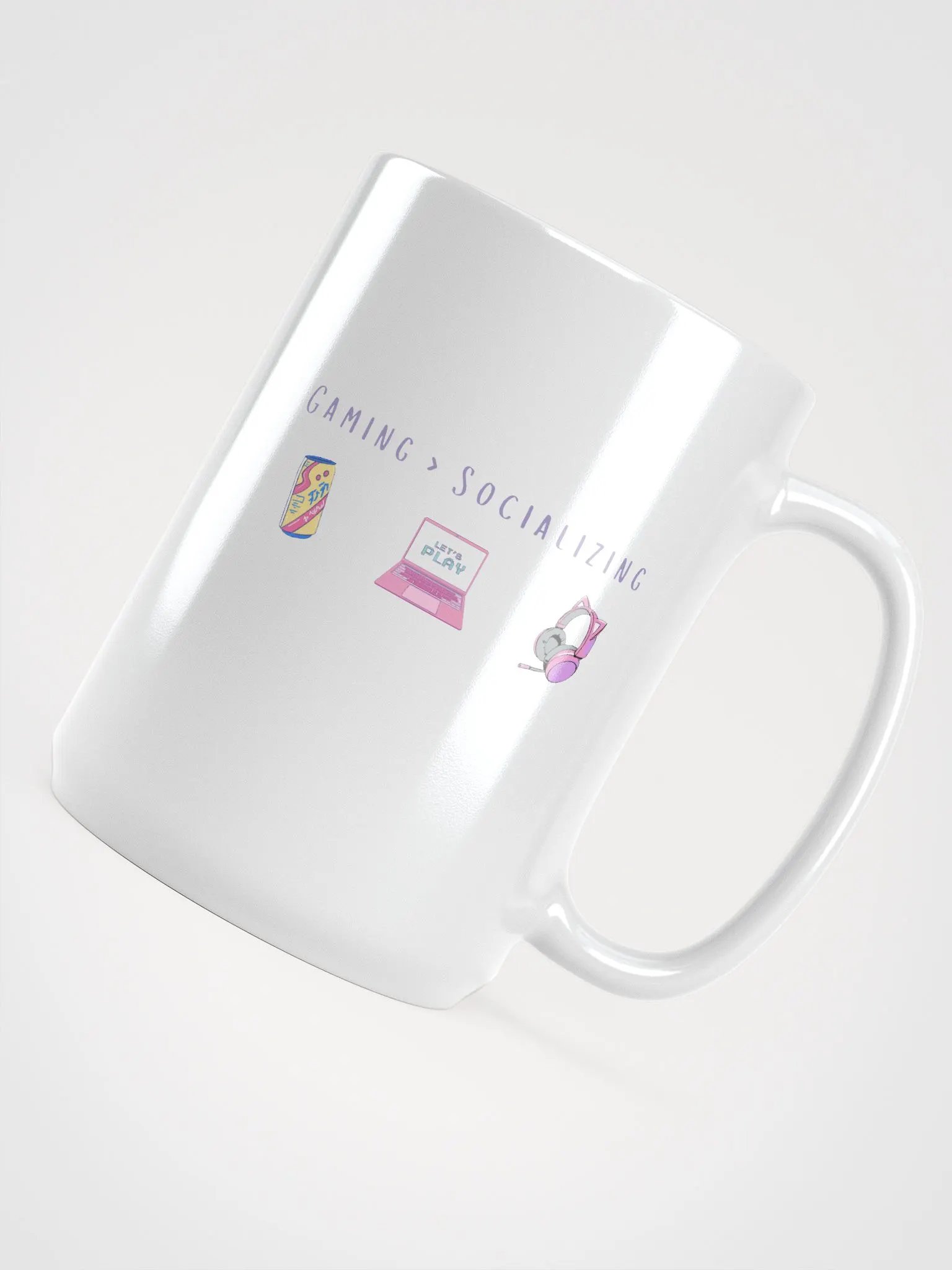 🎮 Gaming > Socializing | Introvert Gamer Mug 💖 product image (4)
