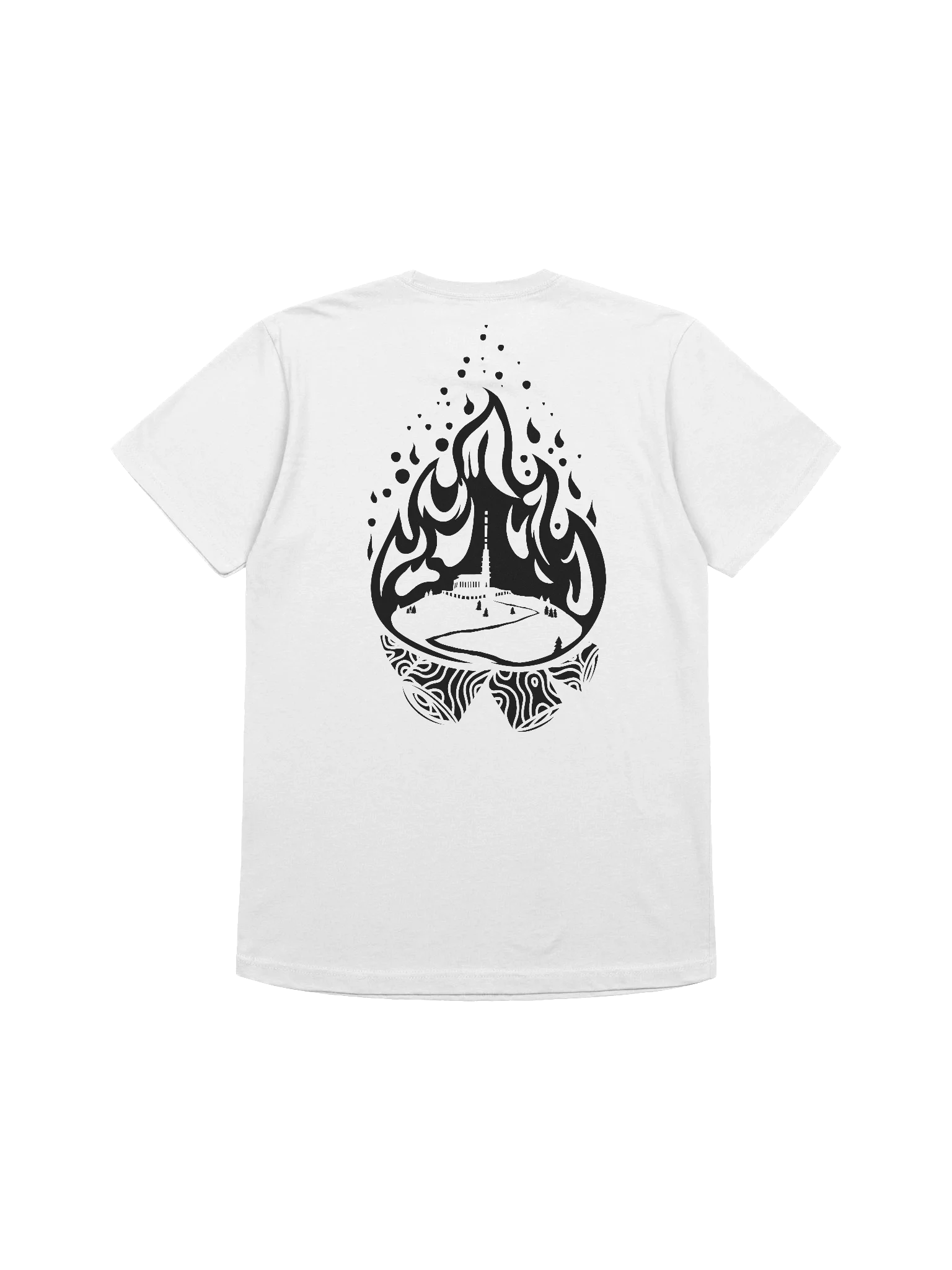 FIRESIDE T-Shirt (White) product image (4)