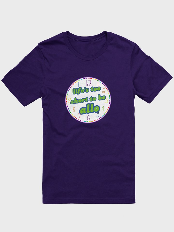 life's too short to be allo queer t-shirt product image (1)