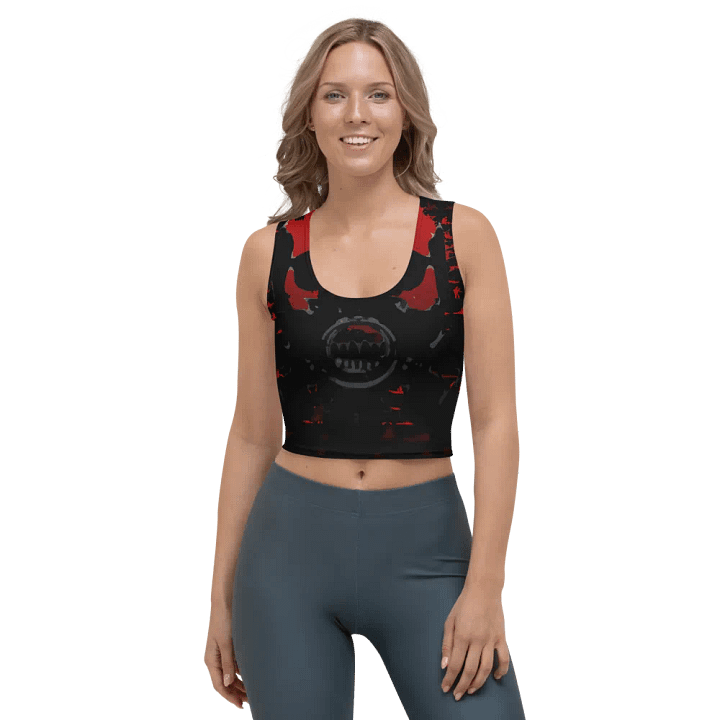 Gas Mask - Skull | All-Over Crop Top product image (1)