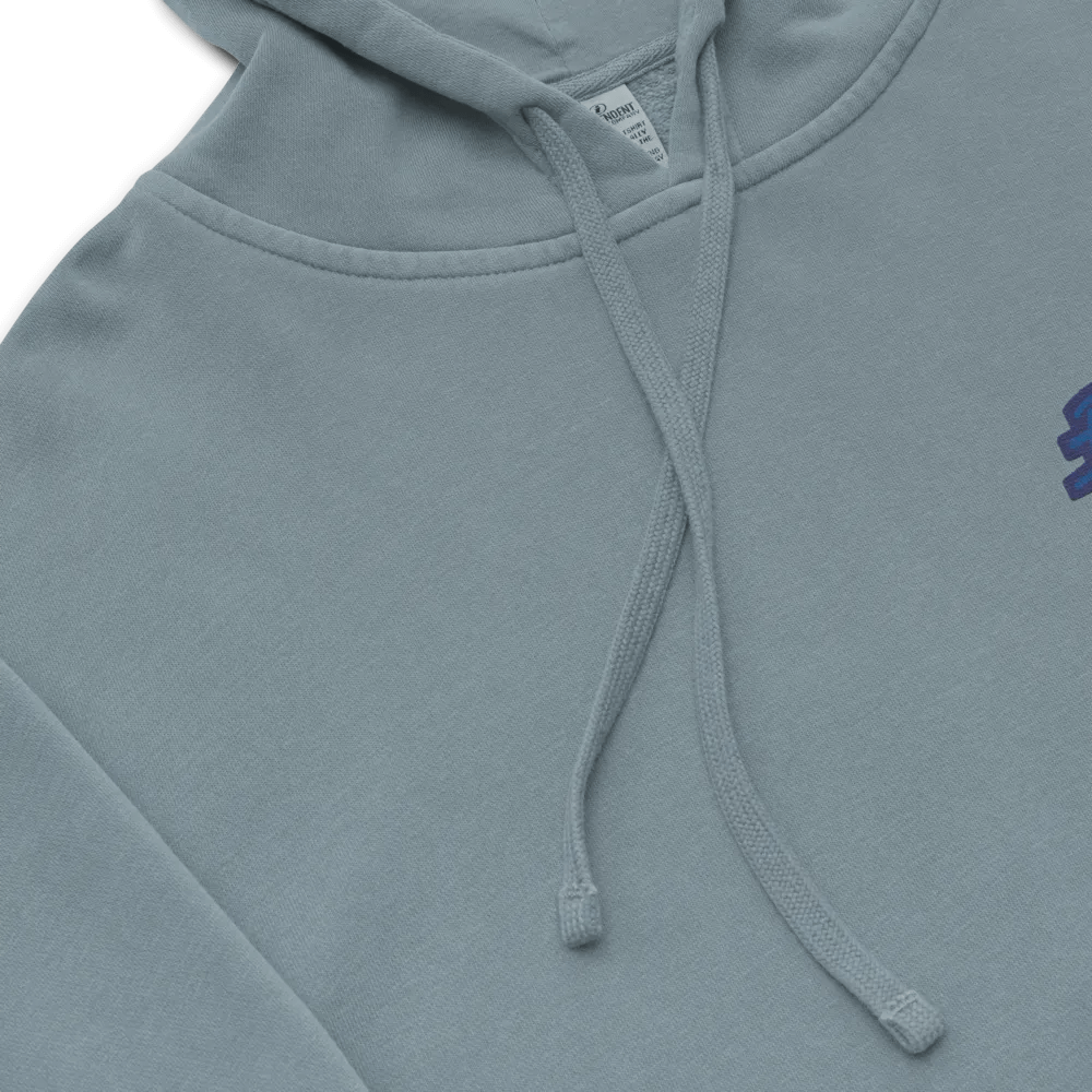 Bubbly and a B*tch (L.C. lake design) embroidered pigment-dyed hoodie product image (8)