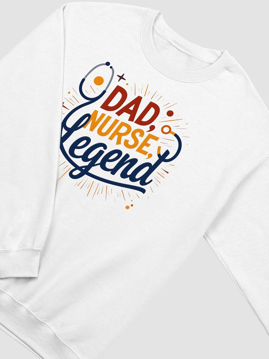 Legend Nurse Dad Crewneck Sweatshirt product image (16)