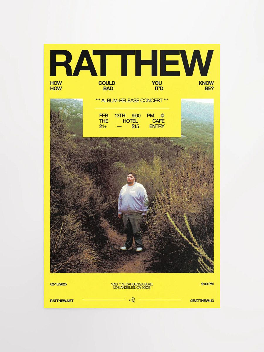 How Could You Know? Official Poster product image (11)