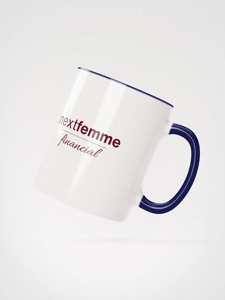 Repeated Ceramic Mug with Maroon Logotype product image (2)