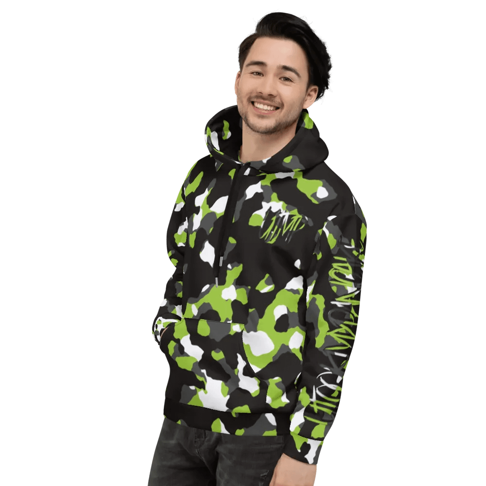 All-Over Print Hoodie - UTMP Abstract Camo Chest / Arm / Back product image (2)
