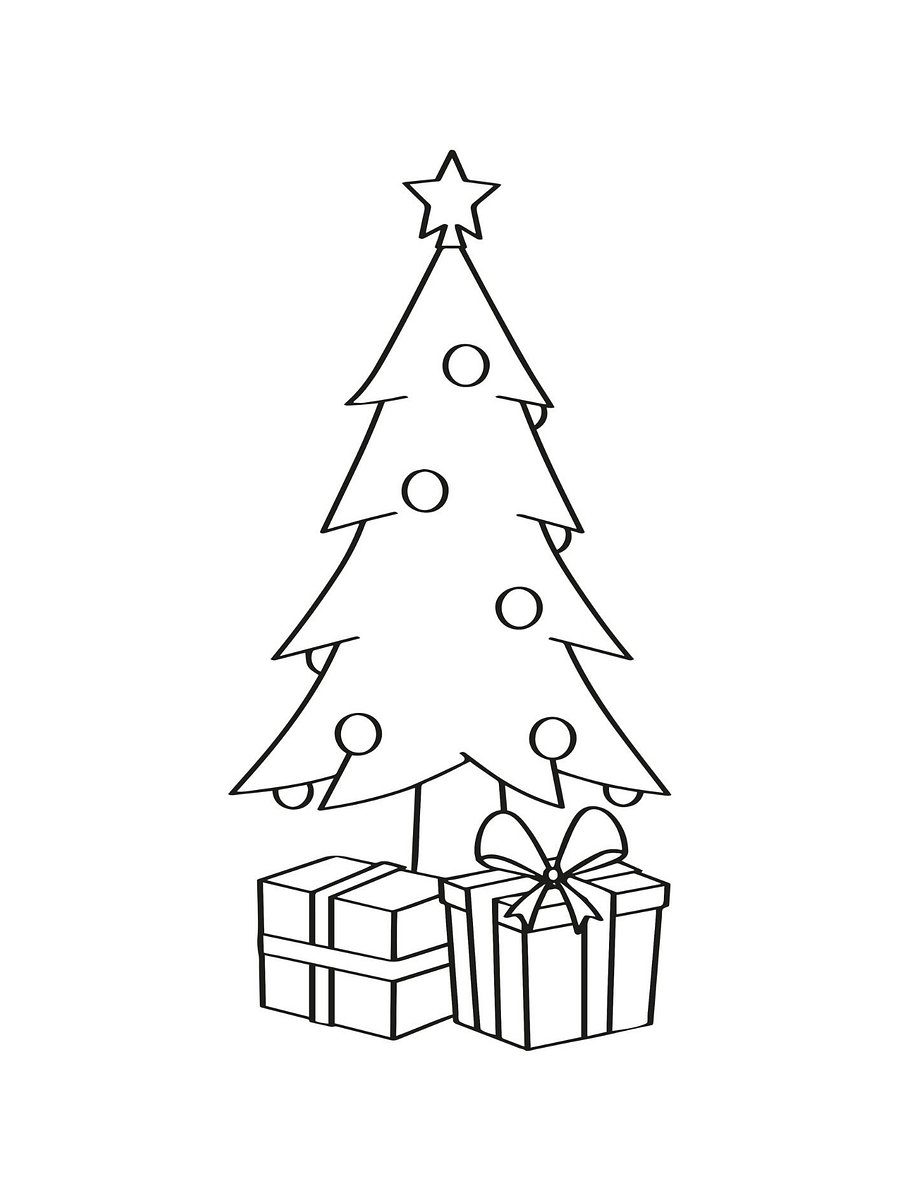 Printable Christmas Colouring Book product image (4)