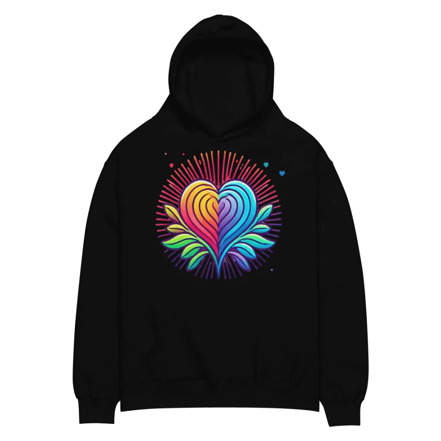 Heart Harmony Unisex Oversized Hoodie product image (2)