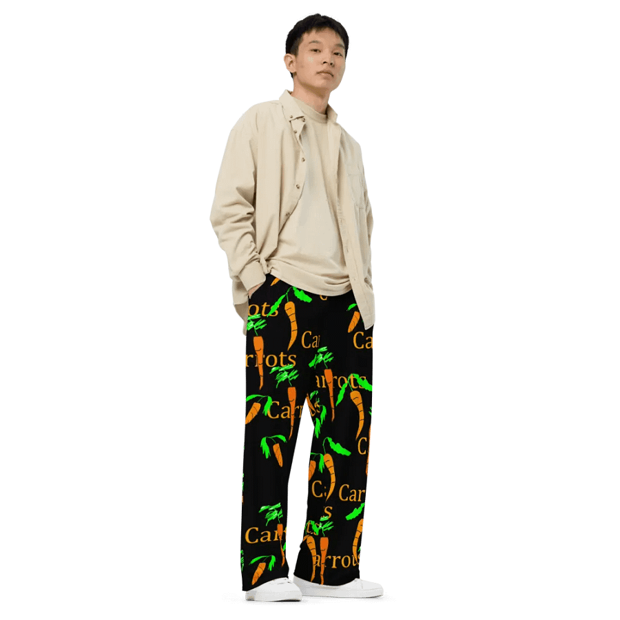 Carrots Pattern Wideleg Pants product image (3)