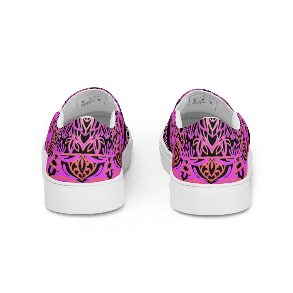 Symmetrical Serenity Mandala Canvas Shoes product image (7)