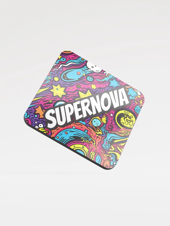 Supernova Dodgeball Club Glossed Cork Coaster product image (2)