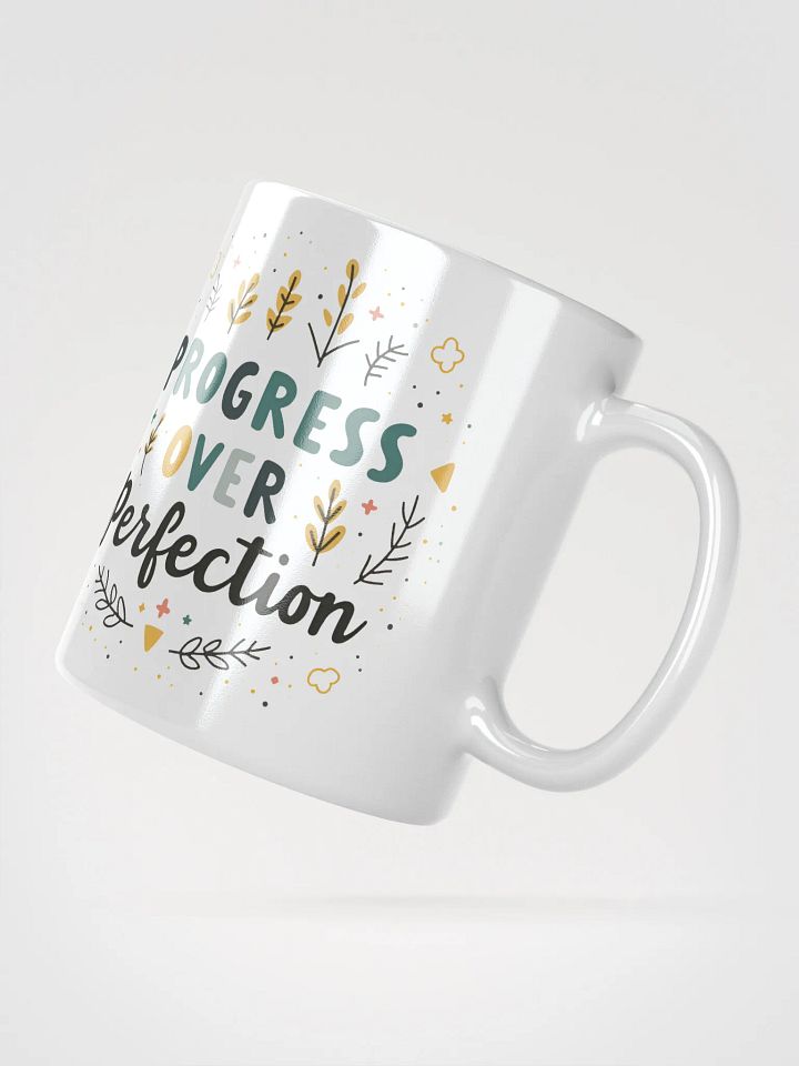 Embrace Your Journey with the Progress Over Perfection Mug – Your Daily Reminder to Celebrate Growth and Self-Compassion product image (2)