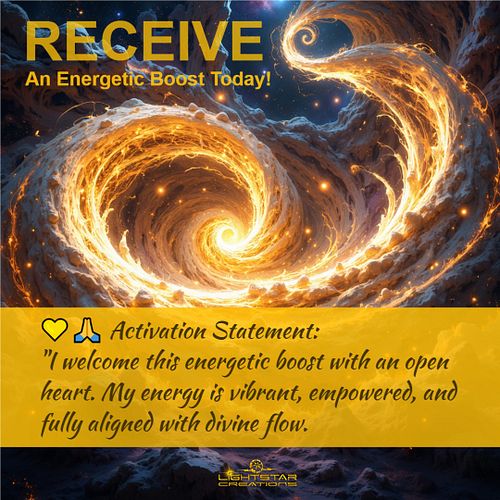 🌟 ENERGETIC BOOST ACTIVATION 🌟Feeling drained? Need a vibrational lift? Receive this high-frequency energy boost NOW! ✨

🔥 Vi...