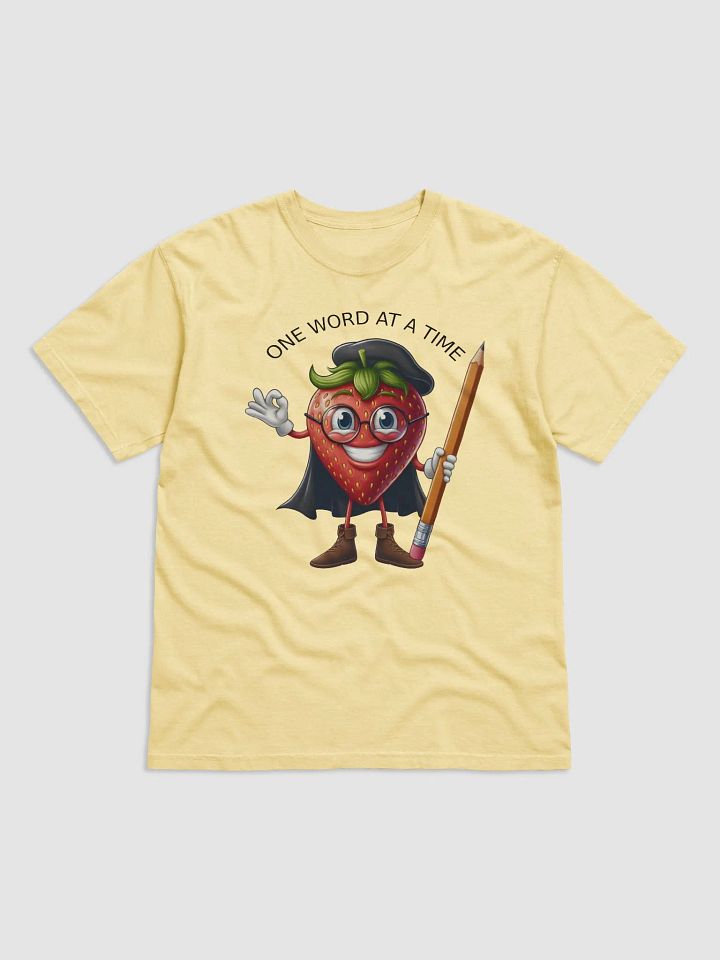 Funny Cute Cartoon Strawberry Artist Graphic T-Shirt product image (1)