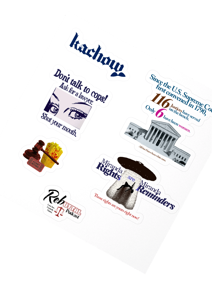 Reb Kiss Cut Stickers 2.0 product image (2)